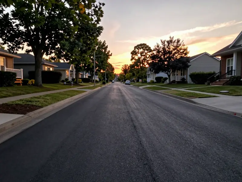 Allée en enrobé